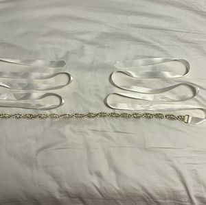 Rhinestone bridal belt